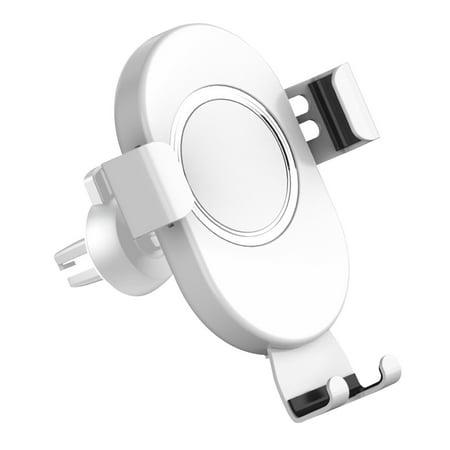 MIANHT Wireless Car Charger 10W Fast Charging Auto-Clamping Car Mount Wireless Automatic Sensor for Phone White AA-*4973