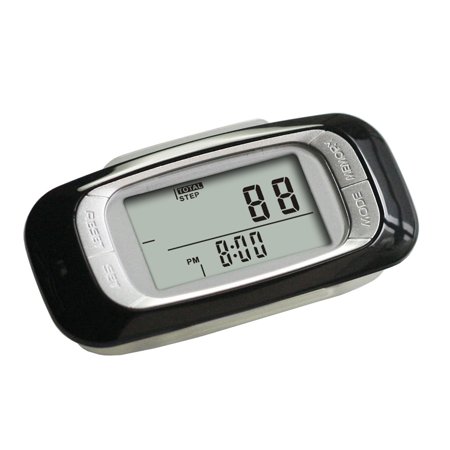 Pedometer for Walking  3D Pedometer with Clip and Strap  Simple Step Counter | 30 Days Memory  Walking Distance Miles/Km  Calorie Counter  Daily Targe