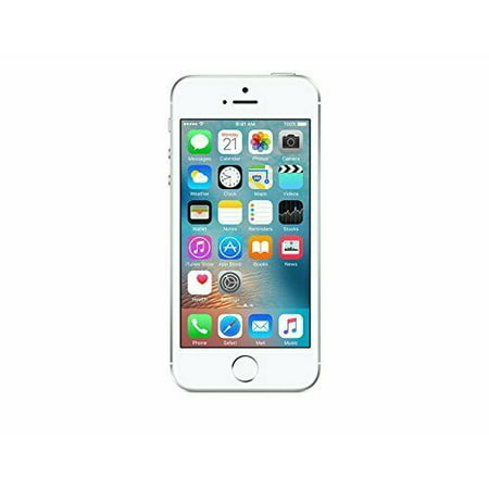 Used Apple iPhone SE - Smartphone - 4G LTE - 16 GB - CDMA / GSM - 4  - 1136 X 640 Pixels (326 Ppi) - Retina - 12 MP (1.2 MP Front Camera) - Silver