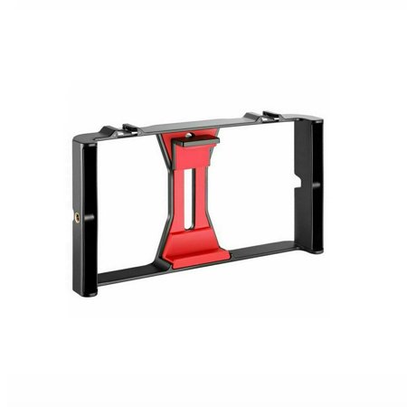 MIANHT Cell Phone Stabilizer Rig Video Camera Cage Film Making for iPhone 4-7inch - 2022 Cell Phone Stabilizer S-#6229
