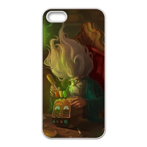 iPhone 5 5s Cell Phone Case White League of Legends Time Machine Zilean LOL-STYLE-0489