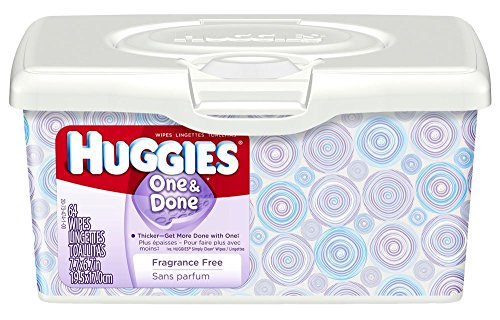 2 Pk, Huggies One & Done Fragrance Free Wipes, Pop-up Tub - 64 Ct Wipes