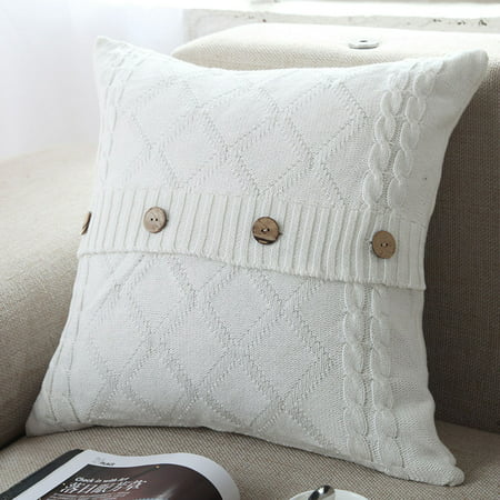 DDgui New Upgraded Knitting Button Fashion Throw Pillow Cases Cafe Sofa Cushion Cover Home Decor DDgui LBB220921-5954