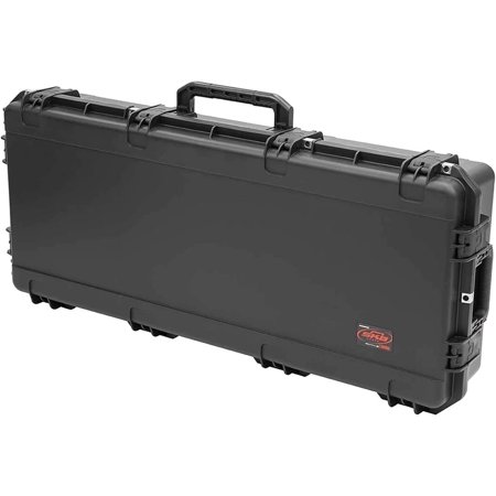 FULenQnu Cases 3i-4719-PL ISeries Single or Double Hunting Bow Equipment Case with Hard Durable Plastic Exterior  Wheels  and Grip Handles  Black