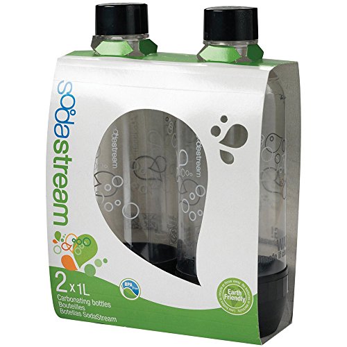 SodaStream Source Home Soda Maker Starter Kit, Red, 1L Carbonating Bottles Black, Waters Zeros W/ 2 Flavor Pink Grapefruit & Cranberry Raspberry Z thumbnail