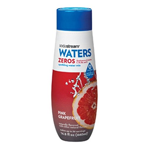 SodaStream Source Home Soda Maker Starter Kit, Red, 1L Carbonating Bottles Black, Waters Zeros W/ 2 Flavor Pink Grapefruit & Cranberry Raspberry Z thumbnail