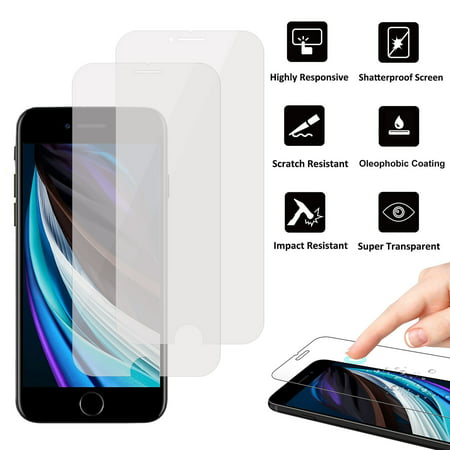 Usupdd HD Clear Tempered Cover Glass Screen-Protector for iPhone SE3 （2022） Glass Steel Film Usupdd 2208-4722