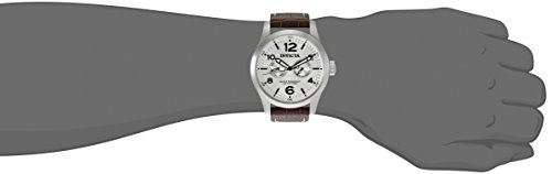 Invicta I Force Multi-Function Silver Dial Brown Leather Men S Watch 0765