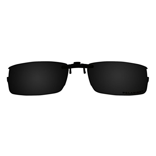 Custom Polarized Hook up Sunglasses for Oakley HALFSHOCK OX3119 3119 55x19 (Black) thumbnail