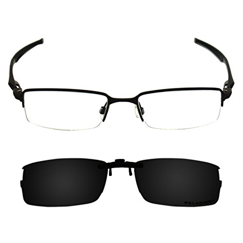 Custom Polarized Hook up Sunglasses for Oakley HALFSHOCK OX3119 3119 55x19 (Black) thumbnail