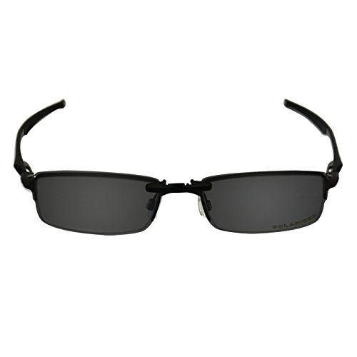 Custom Polarized Hook up Sunglasses for Oakley HALFSHOCK OX3119 3119 55x19 (Black) thumbnail