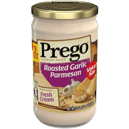 Prego Alfredo Sauce  Roasted Garlic Parmesan  22 Oz. Jar
