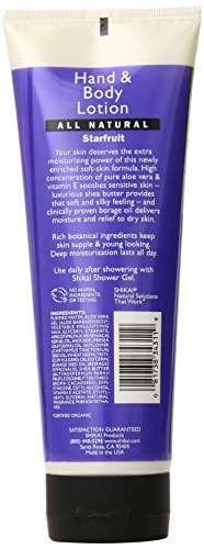 ShiKai Natural Hand and Body Lotion, Star Fruit, 8 Ounce thumbnail