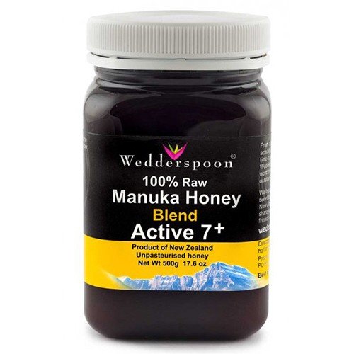 (4 PACK) - Wedderspoon - RAW Manuka Honey Active 7+ | 500g | 4 PACK BUNDLE