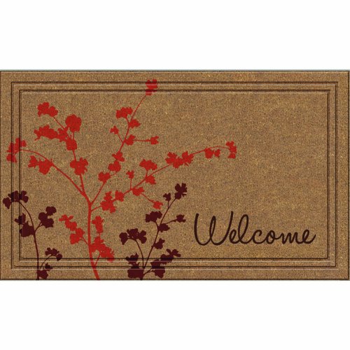 Apache Mills 60-797-1154 Naturelles Simple Welcome Door Mat, Assorted Styles, 18-inch by 30-Inch thumbnail