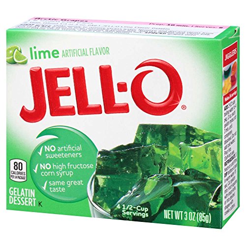 Jell-O Lime Gelatin Mix 3 Ounce Box (Pack of 6) thumbnail