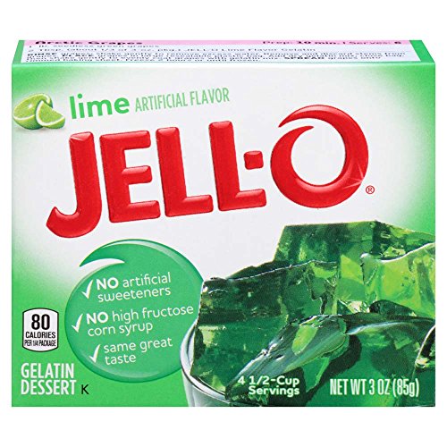 Jell-O Lime Gelatin Mix 3 Ounce Box (Pack of 6) thumbnail