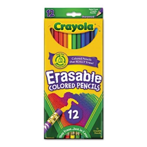 Crayola Non-Toxic Colored Pencil Set - Assorted Color; Set - 12