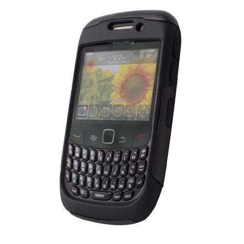 Otterbox Black Commuter Case for Blackberry Curve 8530 8520, 3G 9300 9330 thumbnail