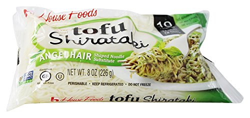 House Foods - Tofu Shirataki Noodles Angel Hair Shaped Noodle Substitute - 8 oz (pack of 2)