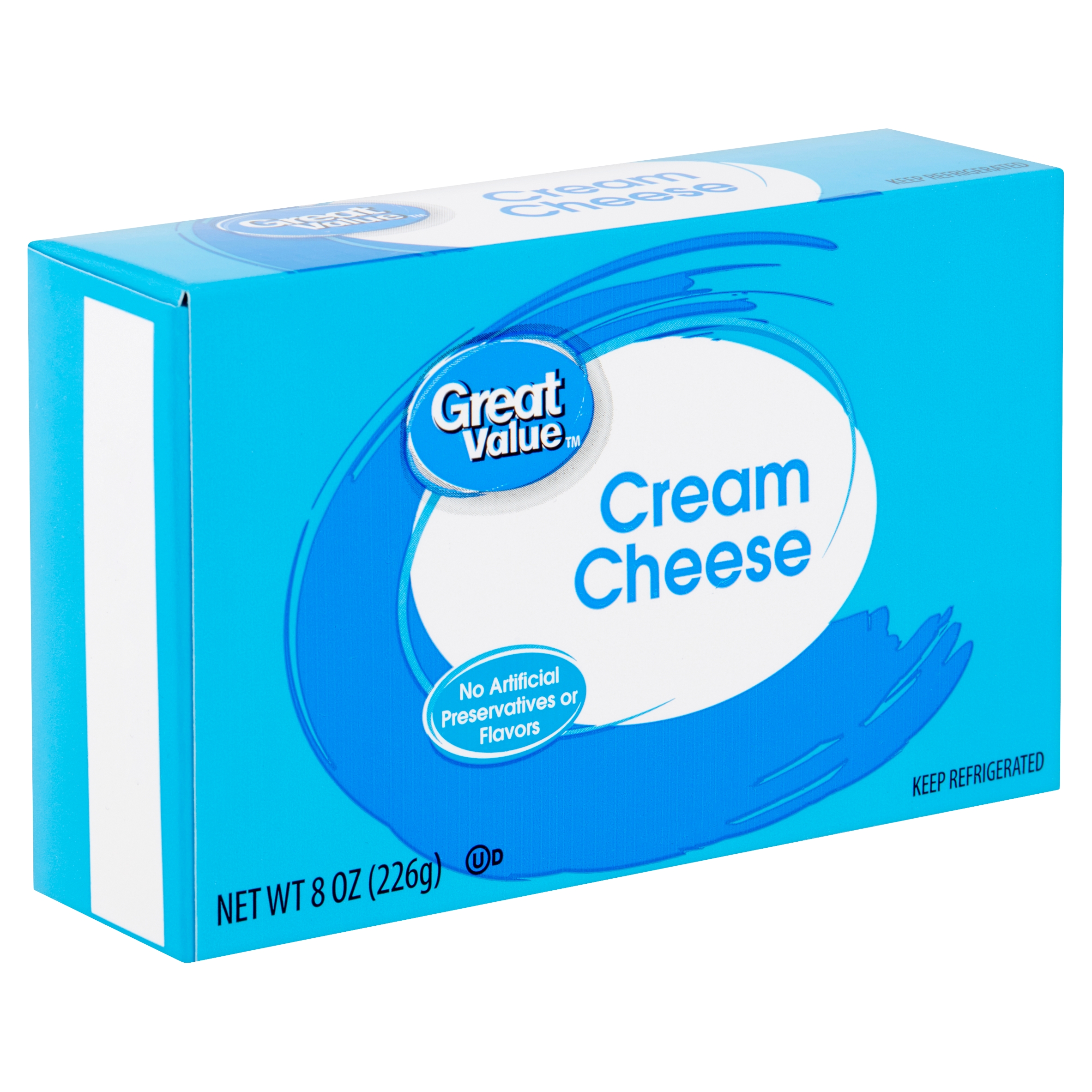 Great Value Cream Cheese, 8 Oz Image