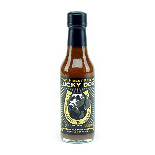 Lucky Dog Ridiculously Tasty Mustard Chipotle Hot Sauce (Brown Label) 5 Fl Oz