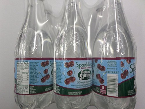 Poland Spring Sparkling Water Black Cherry 6 Pack - 16.9 FL OZ