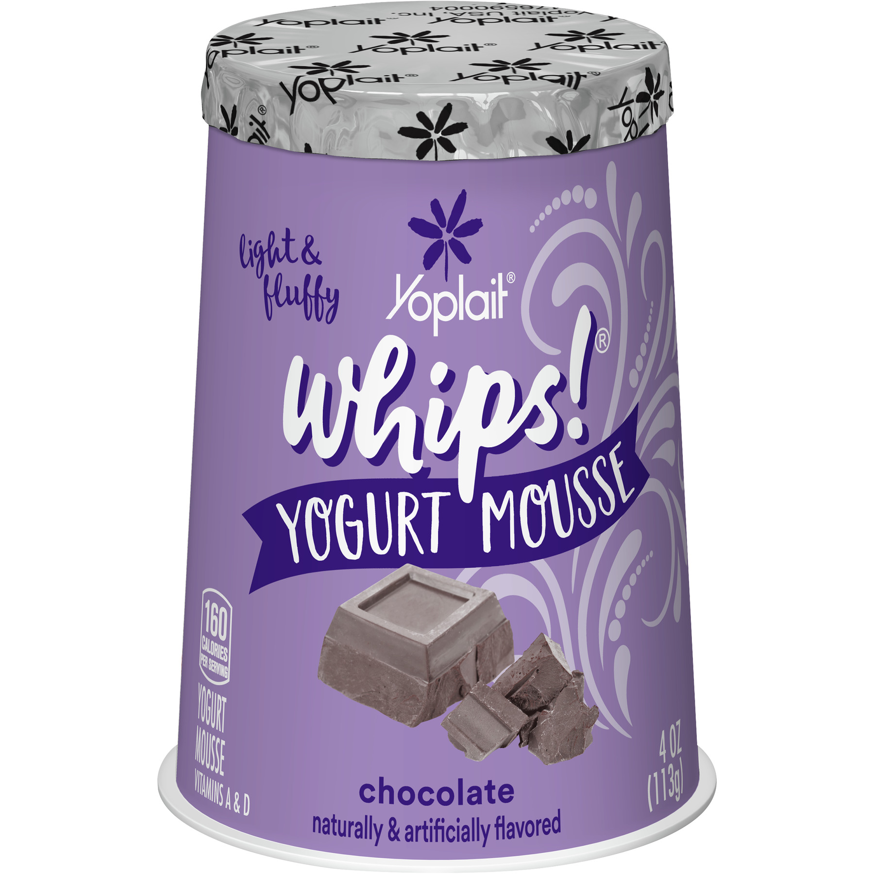 Yoplait Whips! Chocolate Yogurt Mousse