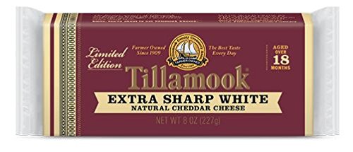 Pack of 2 Tillamook Extra Sharp White Cheddar Cheese Aged 18 Months