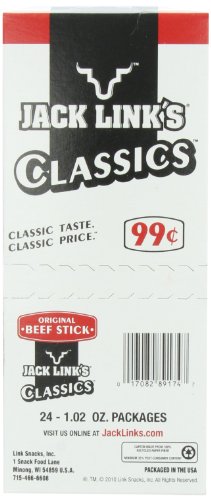 Jack Link's Original Beef Sticks, 1.02-Ounce (Pack of 72) thumbnail