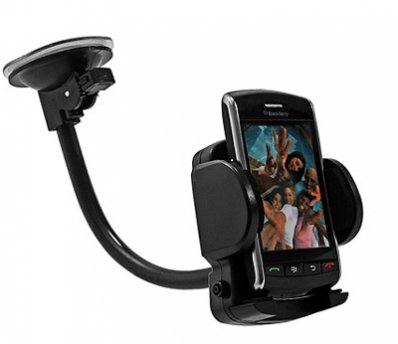 Universal Rotating Car Mount Auto Windshield Dock Window Cradle Stand for Blackberry Curve 8300 / 8310 / 8320 / 8330 / 8350i / 8520 / 8530 / 8900 / 93