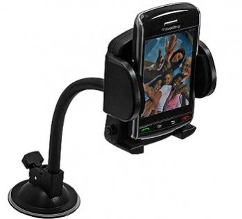 Universal Rotating Car Mount Auto Windshield Dock Window Cradle Stand for Blackberry Curve 8300 / 8310 / 8320 / 8330 / 8350i / 8520 / 8530 / 8900 / 93 thumbnail