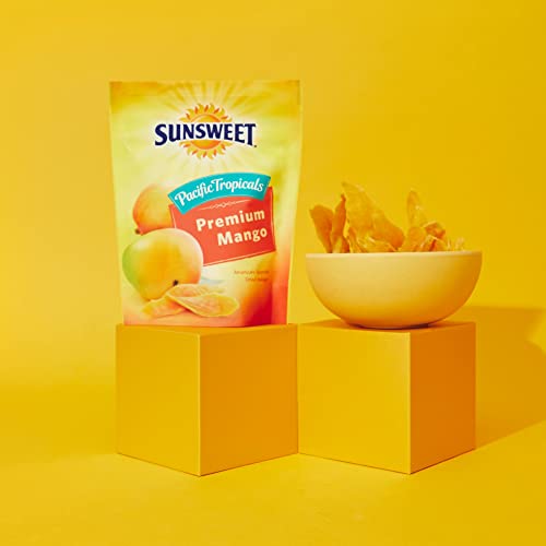 Sunsweet Dried Philippine Mangoes Slices | Premium Peeled Slices | Gluten Free, Dairy Free, Vegan, Kosher, Kid Friendly, Dietary Fiber + Antioxidants, thumbnail