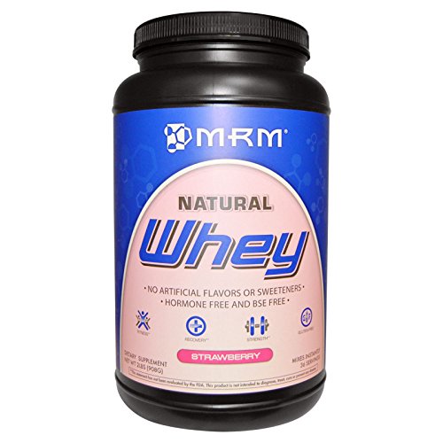 Best MRM, Natural Whey Protein, Strawberry, 2 Lbs (908 G), Apex, Ultra Pill Splitter thumbnail