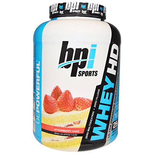 Best BPI Sports, Whey HD, Ultra Premium Whey Protein Powder, Strawberry Cake, 4.5 Lbs (2,040 G), Apex, Ultra Pill Splitter thumbnail