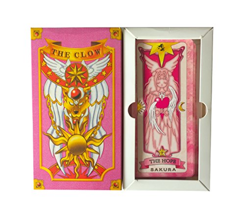 Animenz® Cardcaptor Sakura Magical Clow Card Set + Sakura Cards Set Tarot Cards Pokers Kinomoto Sakura Cosplay Prop (2 X 56 Pcs) + 1 X Star Wand Pend thumbnail