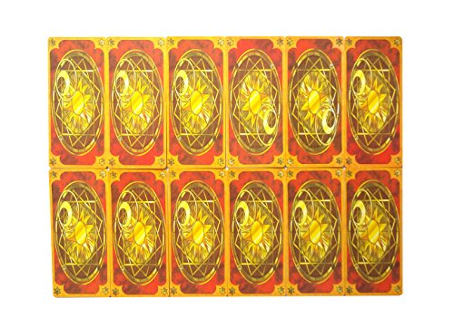 Animenz® Cardcaptor Sakura Magical Clow Card Set + Sakura Cards Set Tarot Cards Pokers Kinomoto Sakura Cosplay Prop (2 X 56 Pcs) + 1 X Star Wand Pend thumbnail