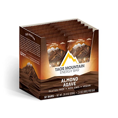 Taos Mountain Energy Bar Gluten Free Almond Agave -- 12 Bars