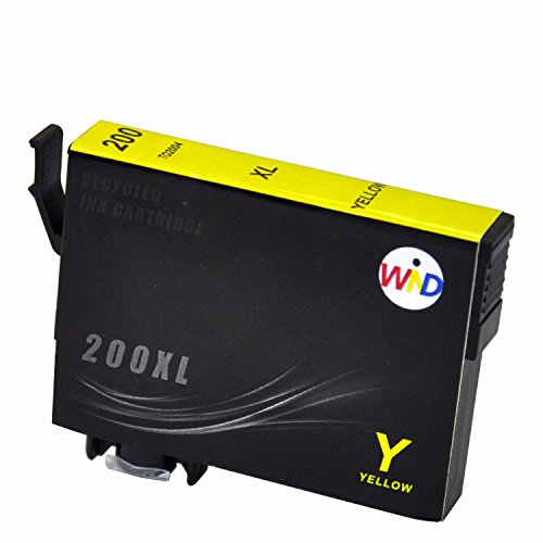 WIND ® 5 PACK 200 T200 T200XL High Capacity (2 Black, 1 Cyan, 1 Magenta, 1 Yellow) Work for Epson XP-200 WF-2540 XP-300 WorkForce WF-2530 XP-410 WF-2 thumbnail