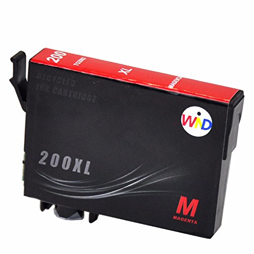 WIND ® 5 PACK 200 T200 T200XL High Capacity (2 Black, 1 Cyan, 1 Magenta, 1 Yellow) Work for Epson XP-200 WF-2540 XP-300 WorkForce WF-2530 XP-410 WF-2 thumbnail