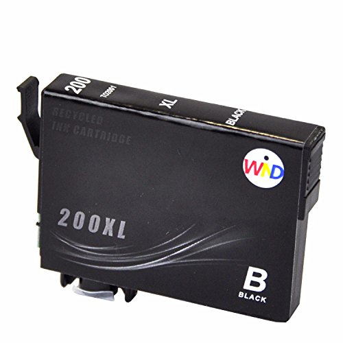 WIND ® 5 PACK 200 T200 T200XL High Capacity (2 Black, 1 Cyan, 1 Magenta, 1 Yellow) Work for Epson XP-200 WF-2540 XP-300 WorkForce WF-2530 XP-410 WF-2 thumbnail