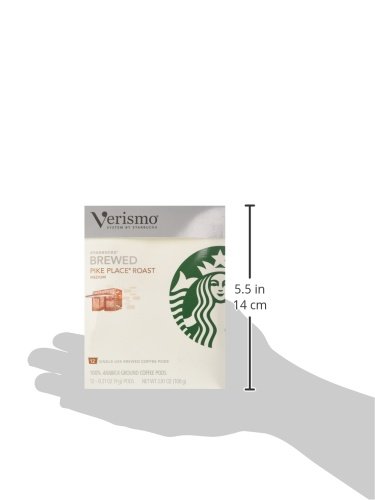 Starbucks Pike Place Roast Coffee Verismo Pods, 12 Count thumbnail