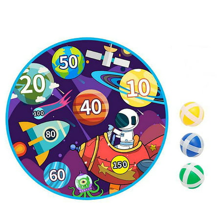 MIANHT Children S Sticky Ball Dart Board Toy Hanging on the Wall Cartoon Indoor Sports - 2022 Fashion Children S Sticky Ball D-#7786