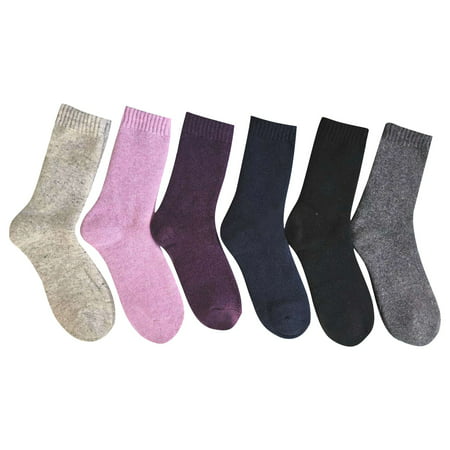 U#6990，Women Girls Wool Fashion Solid Color Long Tube Socks Warm Autum and Winter，P#6990 LH8