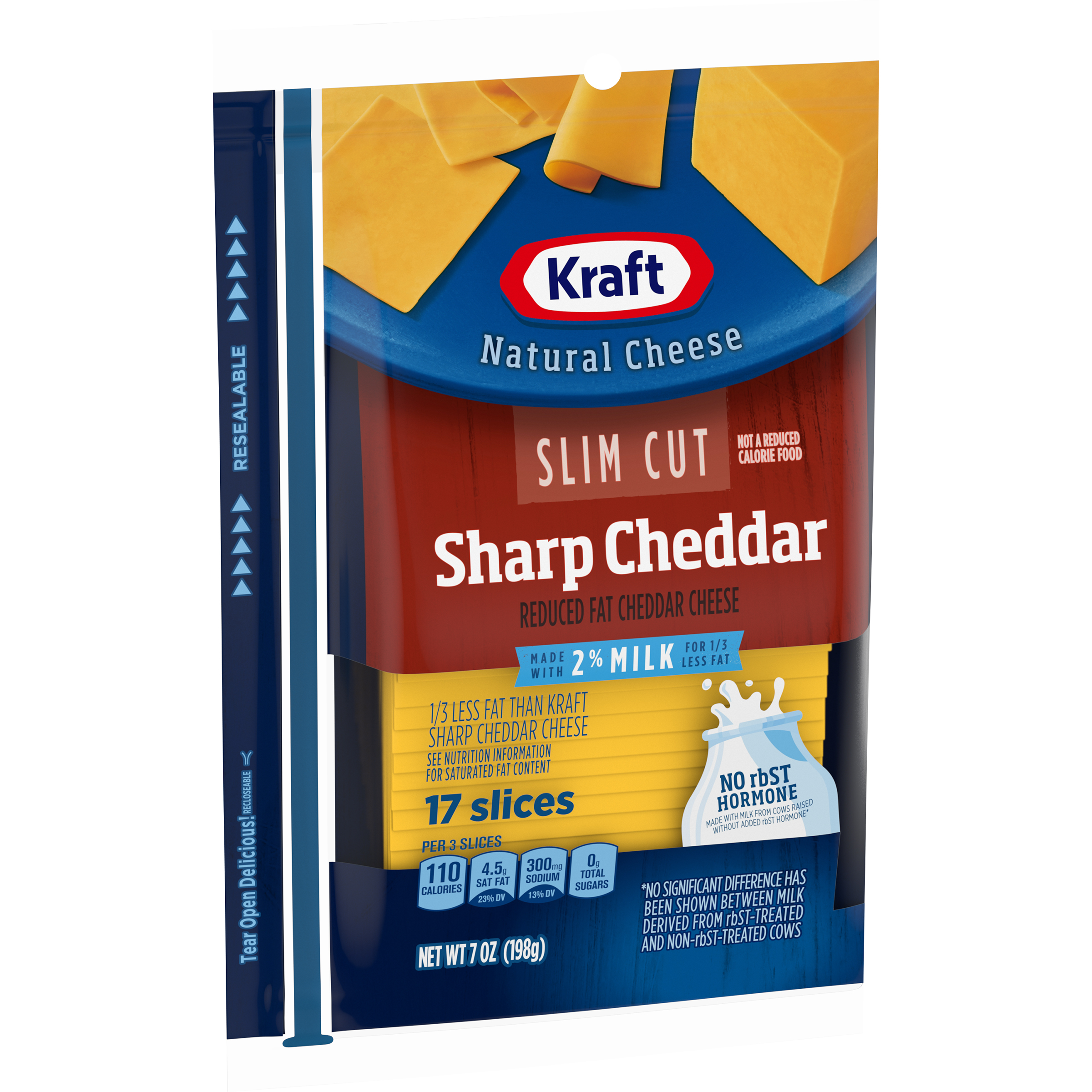 Sharp Cheddar Cheese Slices