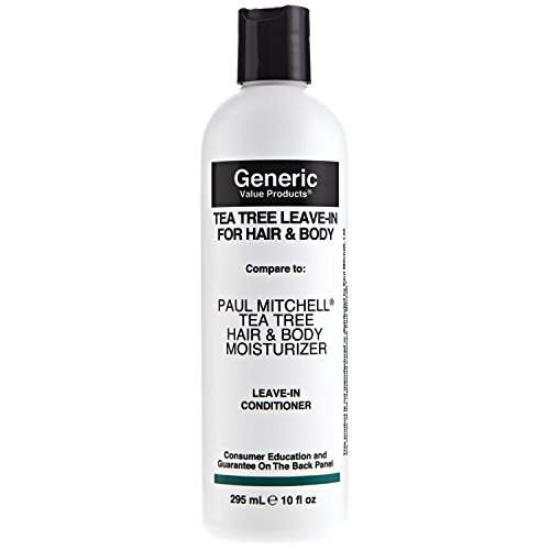 Generic Value Products Tea Tree Leave-in for Hair and Body Compared to Paul Mitchell Tea Tree Hair and Body Moisturizer