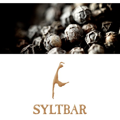 Syltbar Essential Tellicherry Indian Black Pepper, Ceramic Jar of 70gram Coarse Ground Pepper thumbnail