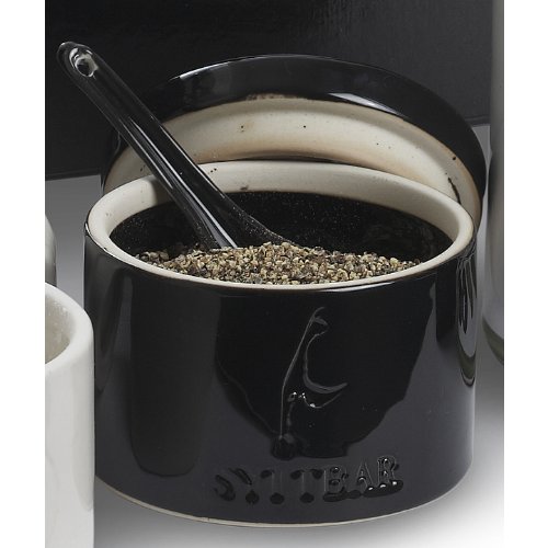 Syltbar Essential Tellicherry Indian Black Pepper, Ceramic Jar of 70gram Coarse Ground Pepper thumbnail