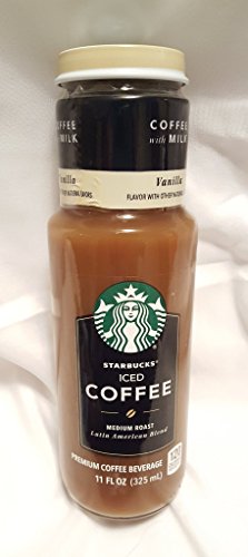 Starbucks Iced Coffee 6 - 11oz Bottles (Vanilla Coffee with Milk )