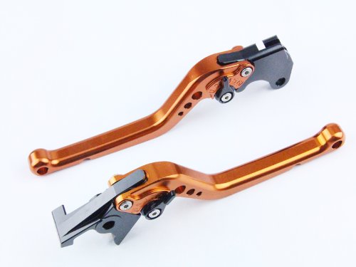 Orange CNC 6 Position Long Brake Clutch Lever for Kawasaki GPZ500S / EX500R NINJA 1990-2009 90 91 92 93 94 95 96 97 98 99 00 01 02 03 04 05 06 07 08 0 thumbnail